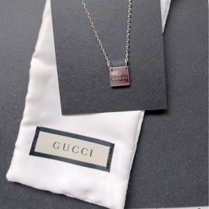 Gucci square necklace